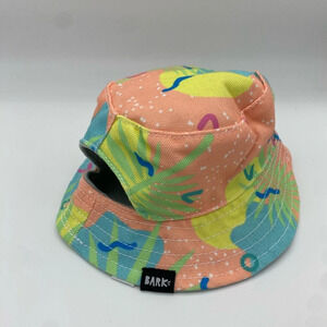 BARK Shop Multicolored Denim Reversible Dog Puppy Bucket Hat